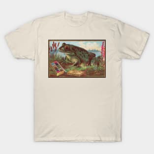 Vintage sewing machine thread advertisement with frog T-Shirt